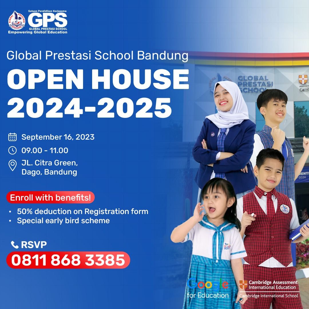 Bandung, Global Prestasi School Bandung, Best International School ...